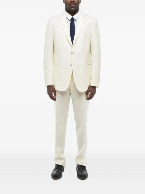 Corneliani peak-lapel virgin-wool suit