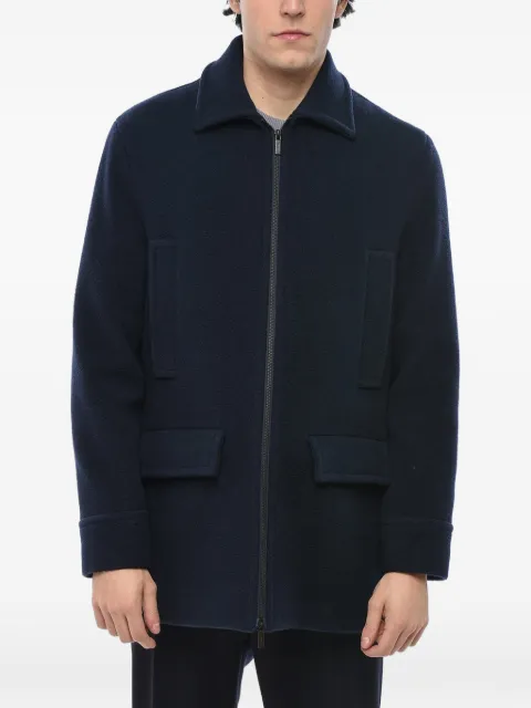 Corneliani zip-up four-pocket coat