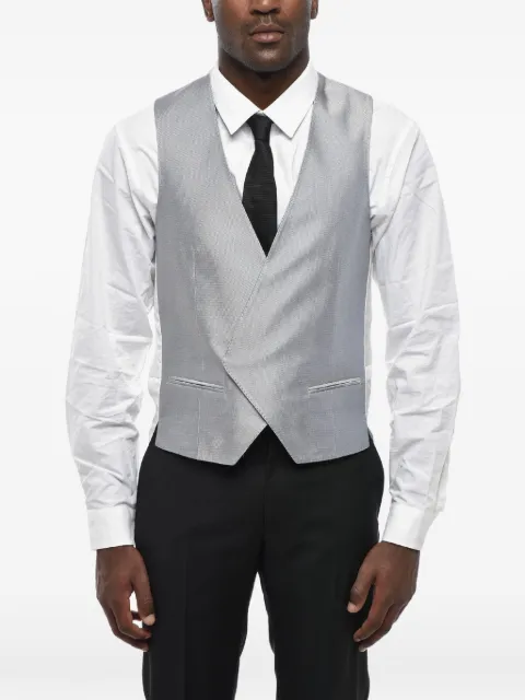 Corneliani Academy silk waistcoat