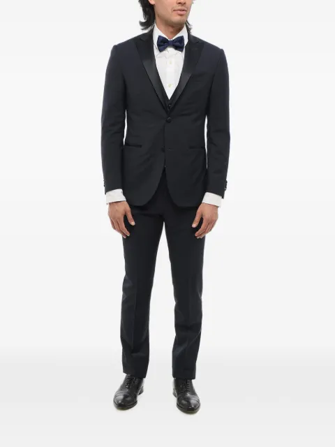 Corneliani peak-lapel three-piece suit
