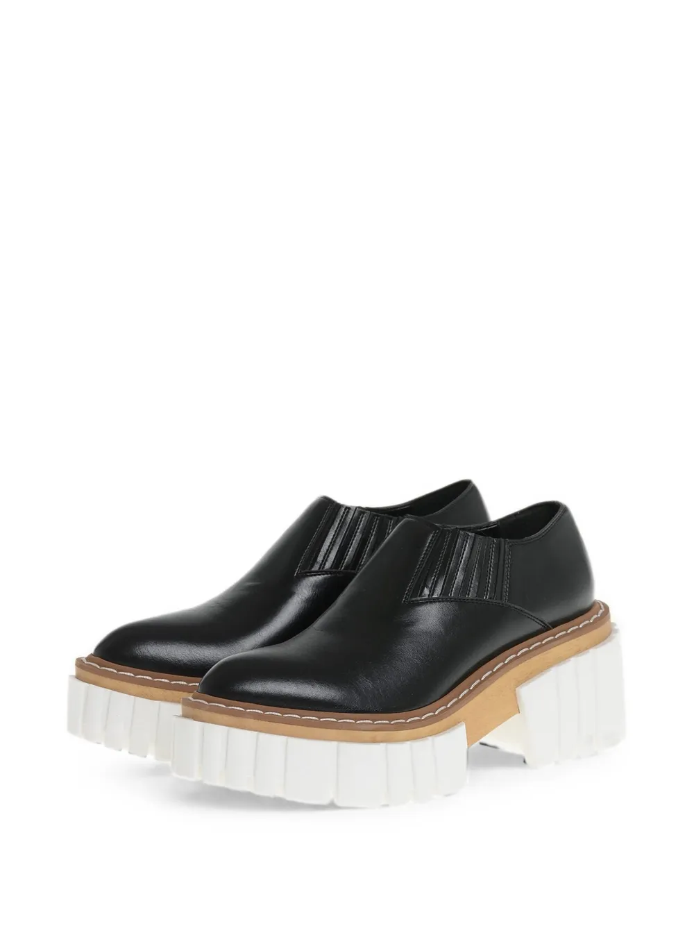 Stella McCartney Emilie wedge-heel sneakers Zwart