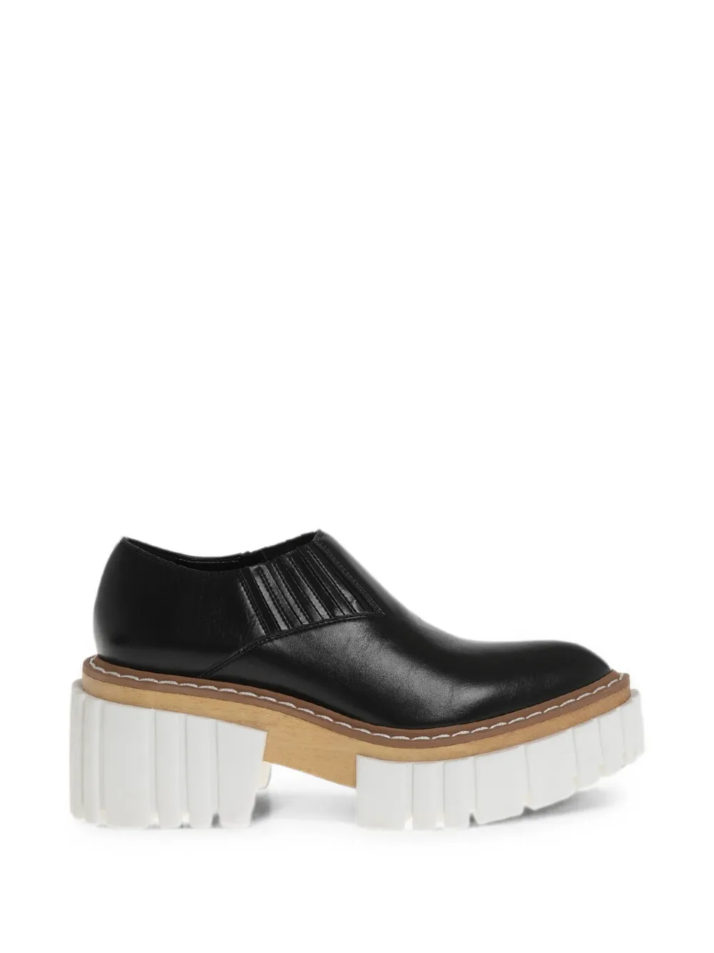 Stella McCartney Emilie wedge-heel sneakers Zwart