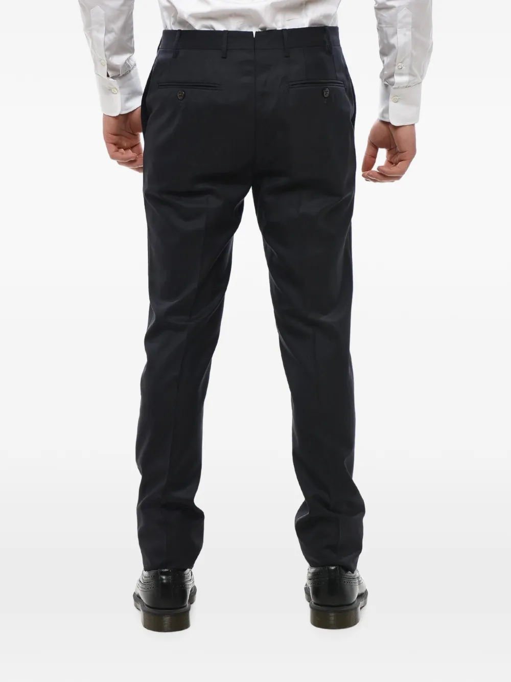 Corneliani Academy belt-loop trousers Blauw