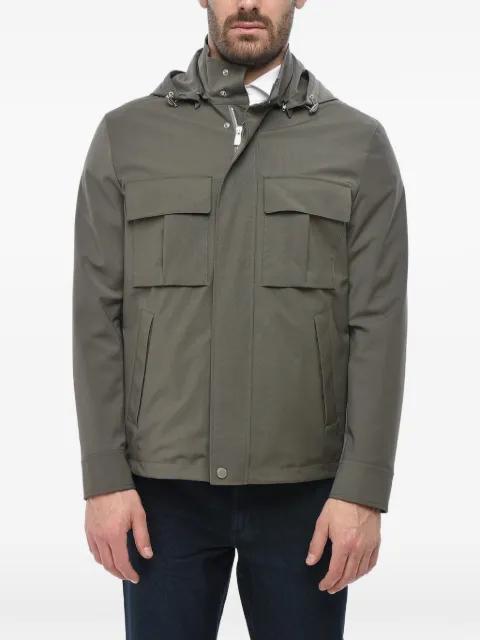 Corneliani Circle hooded utility jacket