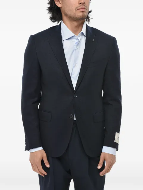 Corneliani single-breasted flap-pocket blazer