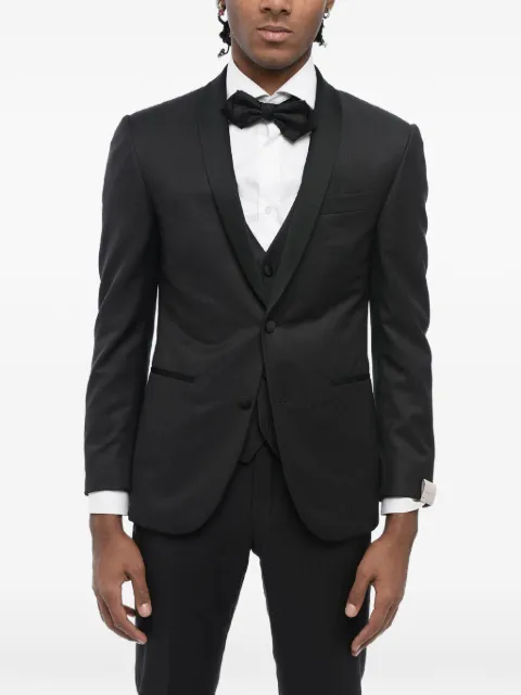 Corneliani shawl-collar three-piece suit