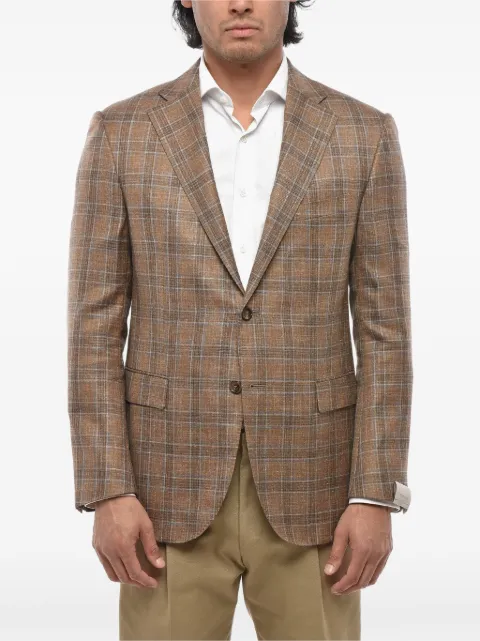 Corneliani Academy check-pattern blazer