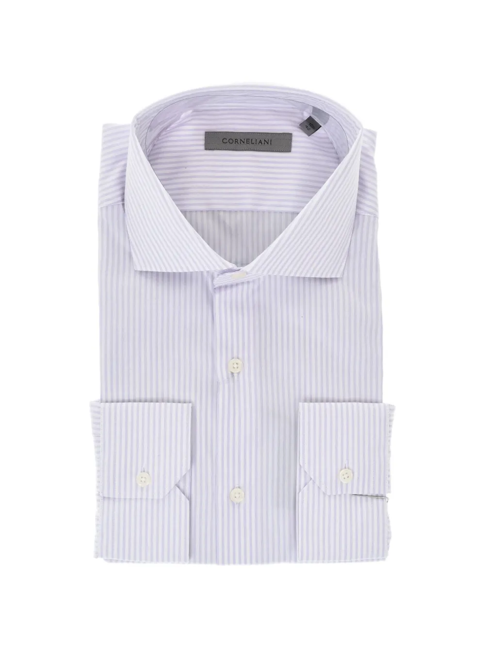 Corneliani striped cotton shirt - Violett