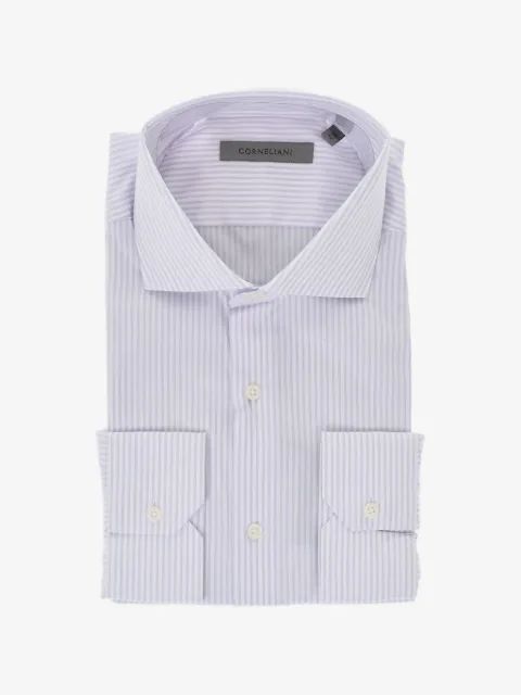 Corneliani striped cotton shirt