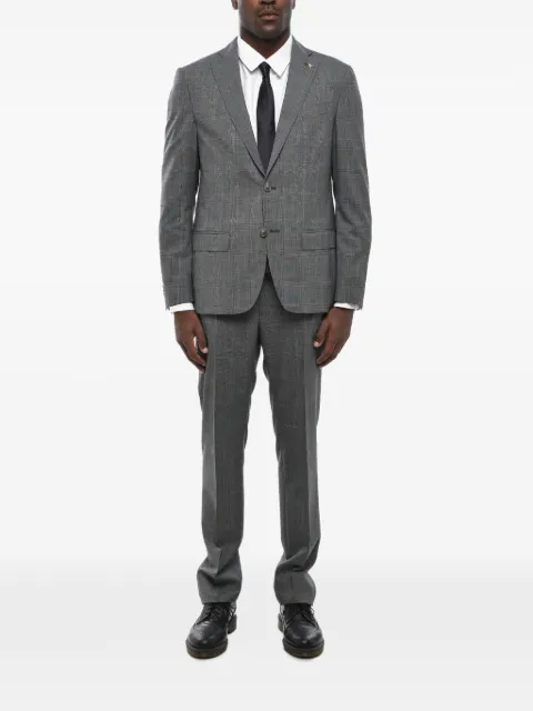 Corneliani costume en laine vierge à carreaux District Check