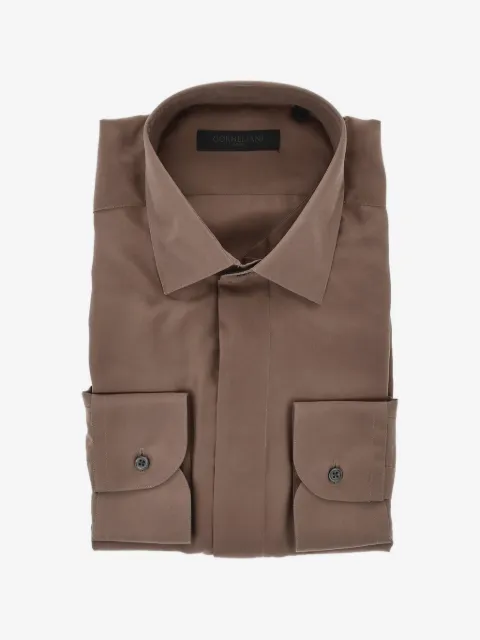 Corneliani camisa de seda