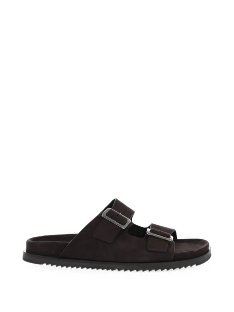 Corneliani buckle-fastening suede sandals
