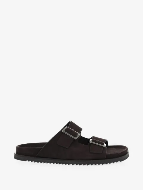 Corneliani buckle-fastening suede sandals