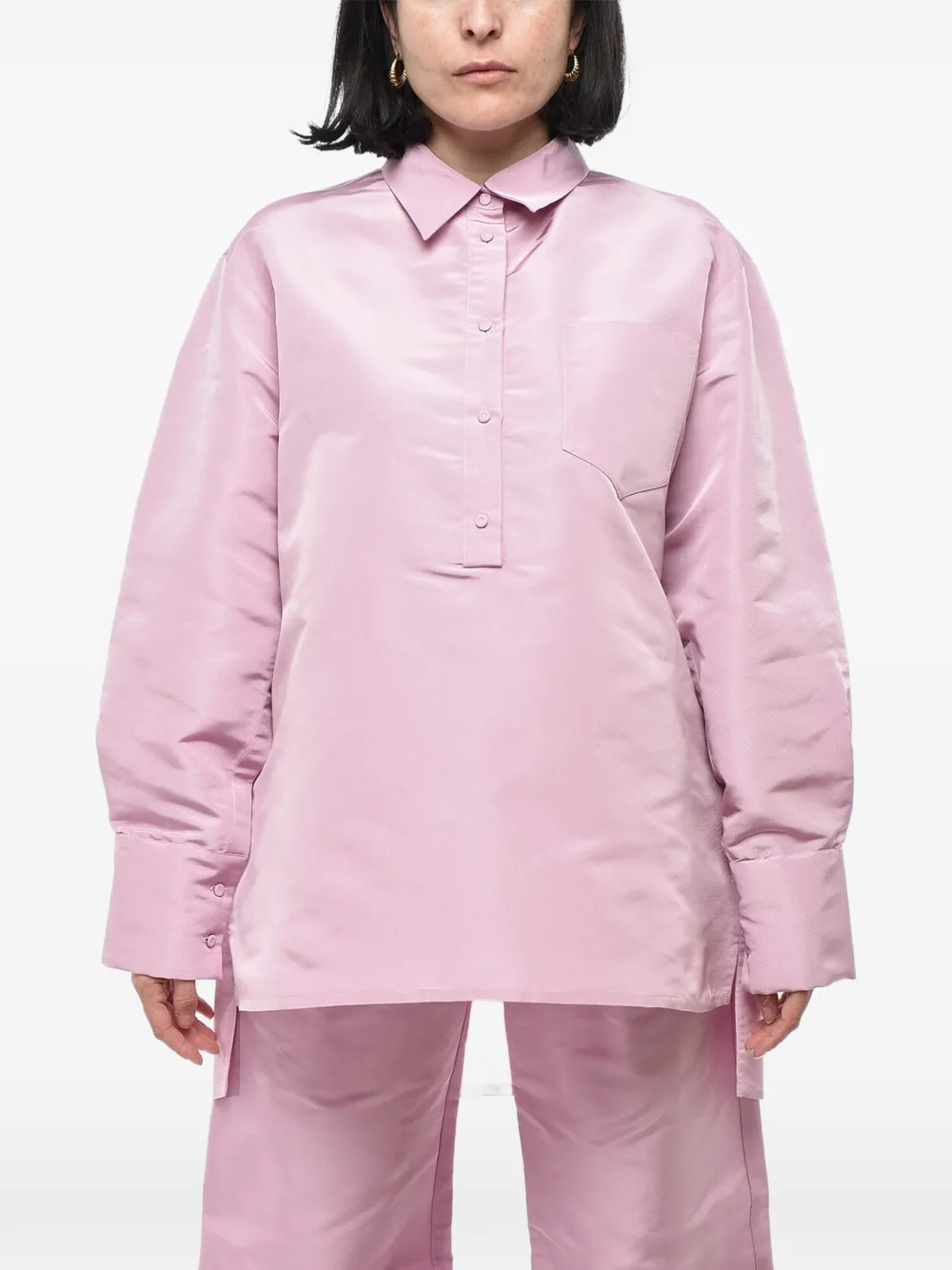 SUPER BLOND silk organza blouse