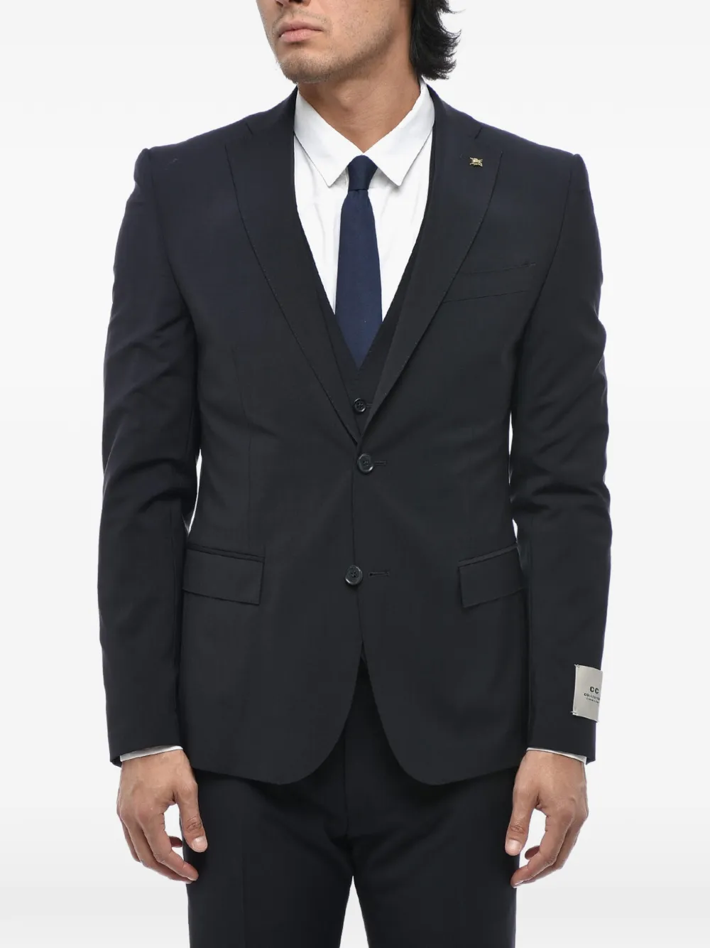 Corneliani CC Collection three-piece single-breasted suit · 50