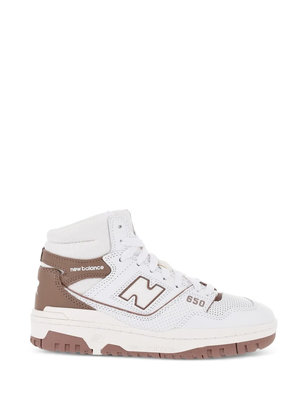 New Balance leather High-Top sneakers with Side logo