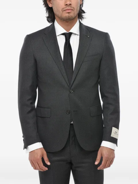 Corneliani traje de lana virgen Bird's Eye