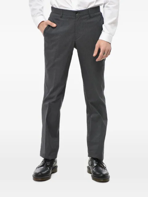 Corneliani Sportive Soft micro-check trousers