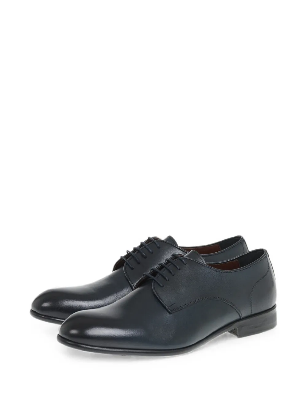 Corneliani leather Derby shoes Blauw