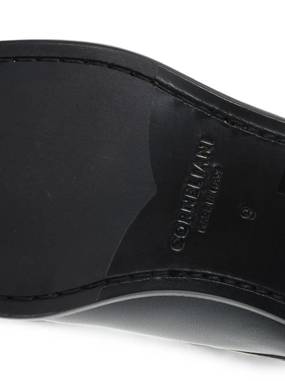 Corneliani leather Derby shoes Blauw