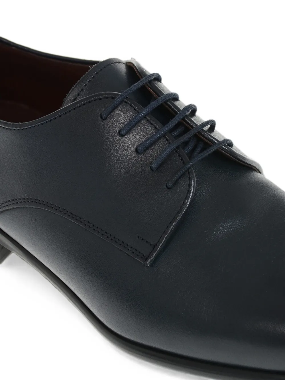 Corneliani leather Derby shoes Blauw