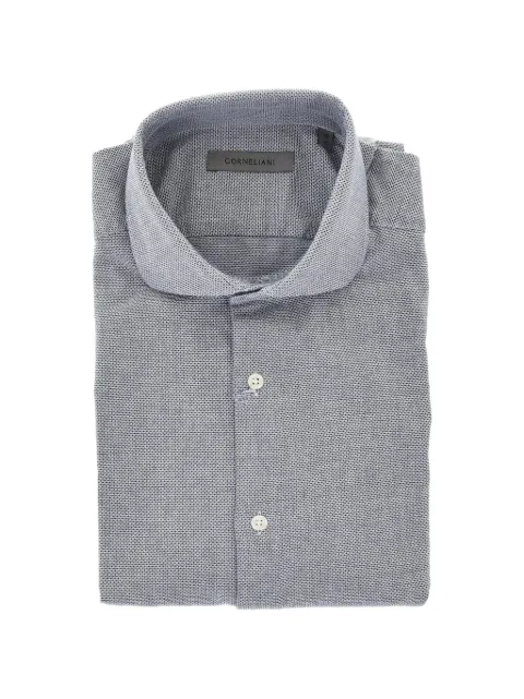 Corneliani textured-finish shirt