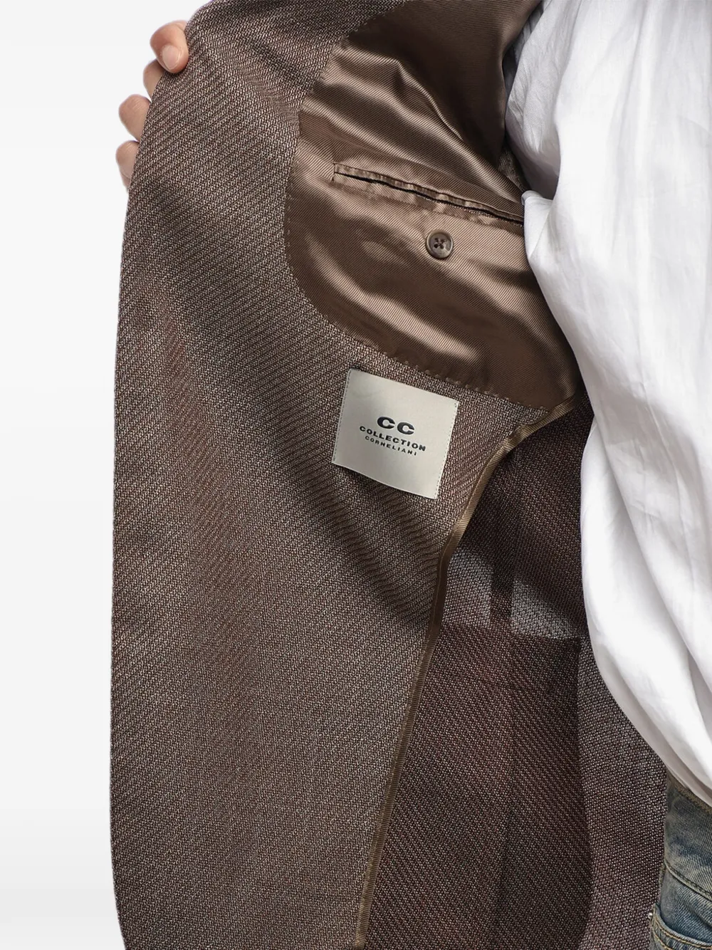 Corneliani single-breasted blazer Bruin
