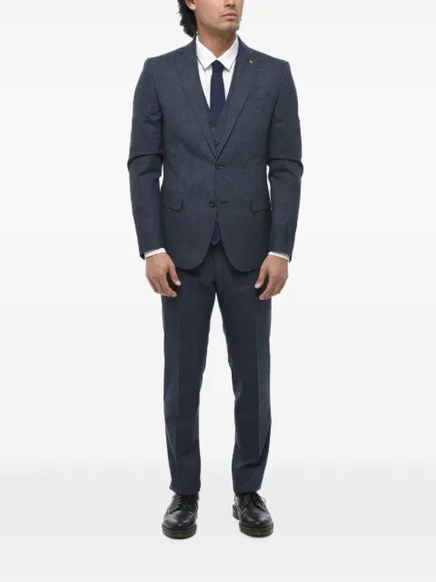 Corneliani traje de tres piezas con botones