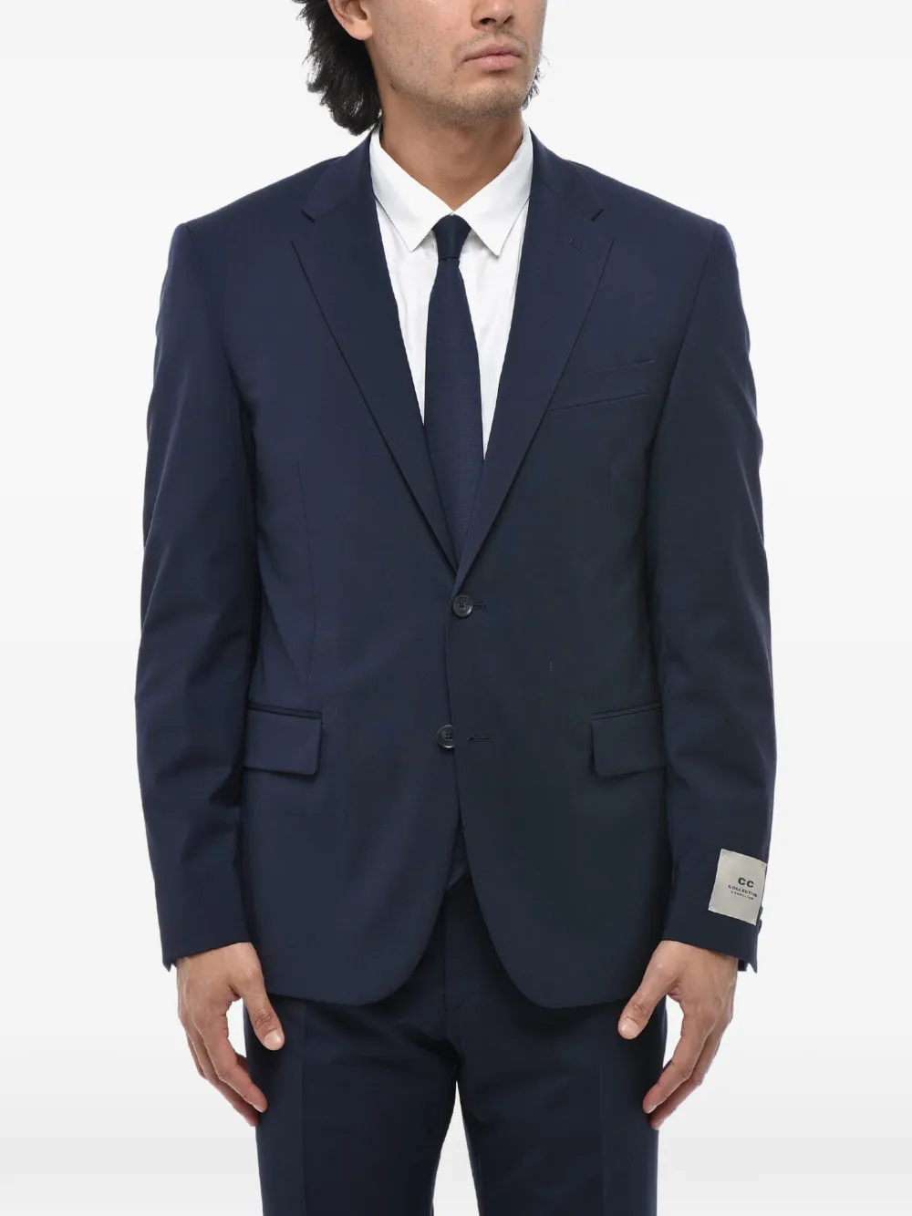 Corneliani フラップポケット シングルスーツ | ブルー | Image 1