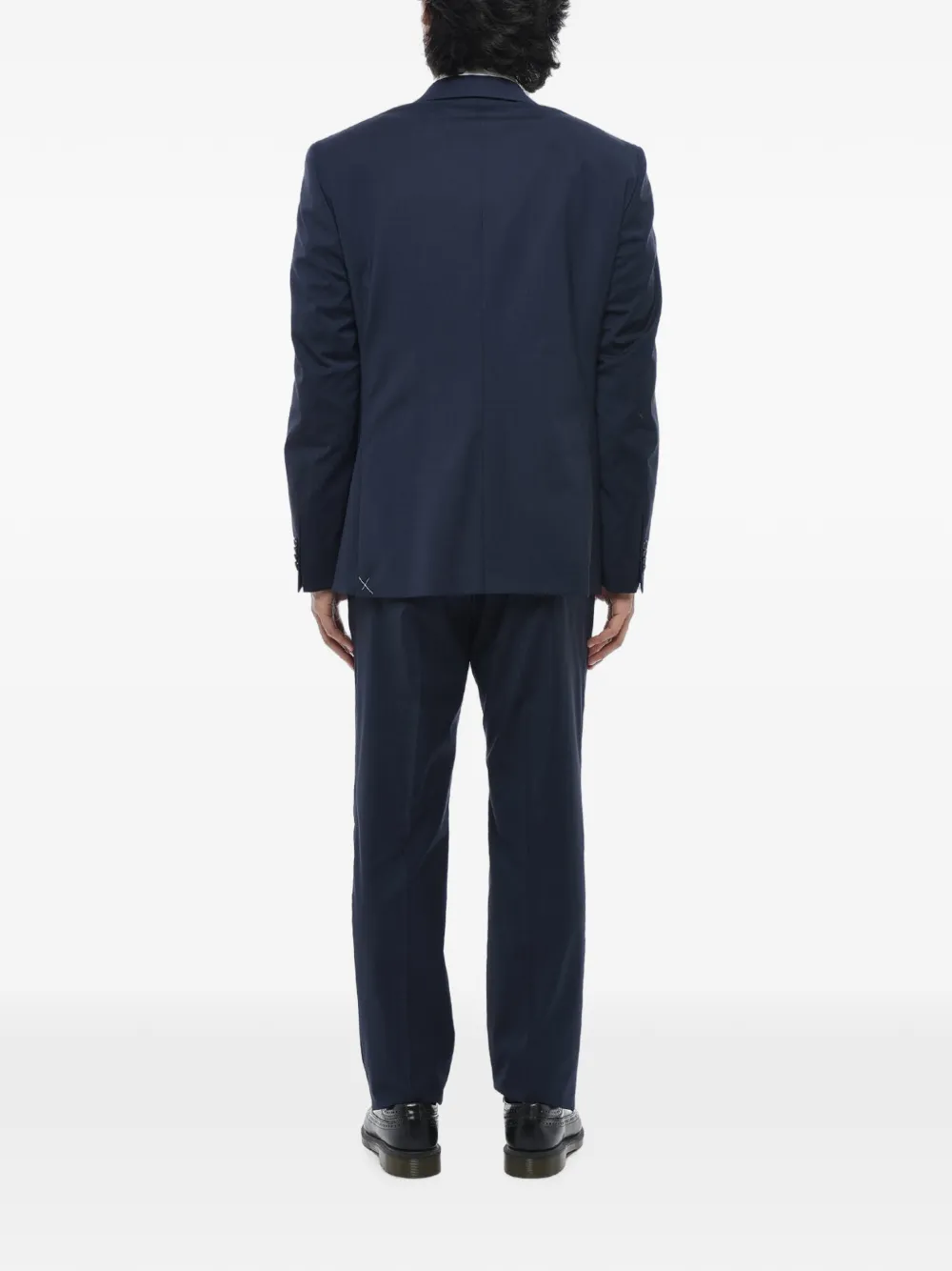 Corneliani flap-pocket single-breasted suit Blauw