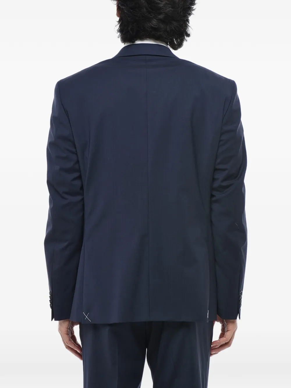 Corneliani flap-pocket single-breasted suit Blauw