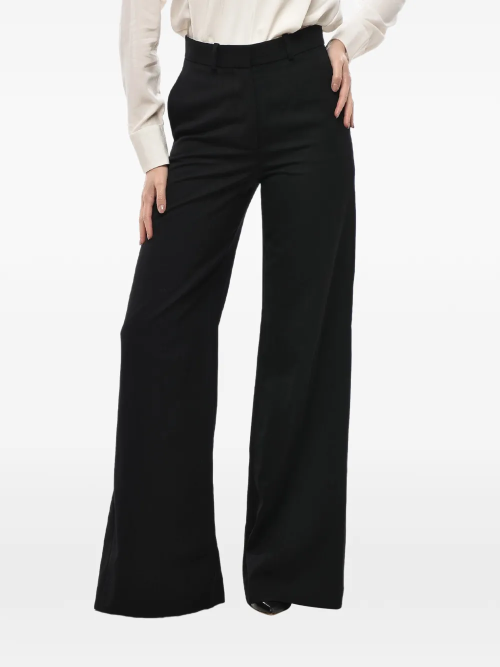 Stella McCartney Dolce wool palazzo trousers - Schwarz