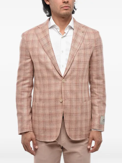 Corneliani CC collection single-breasted patch-pocket blazer