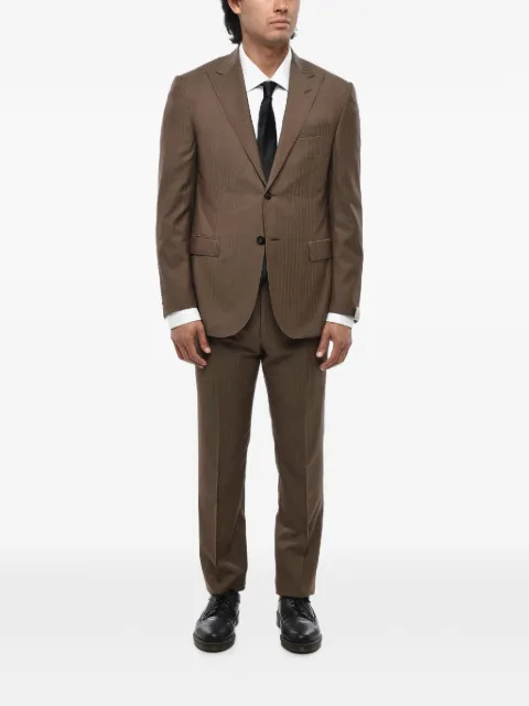 Corneliani Academy herringbone-pattern suit