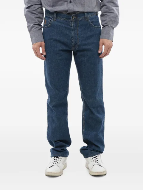 Corneliani jeans med almindelig pasform og kontrastsyninger