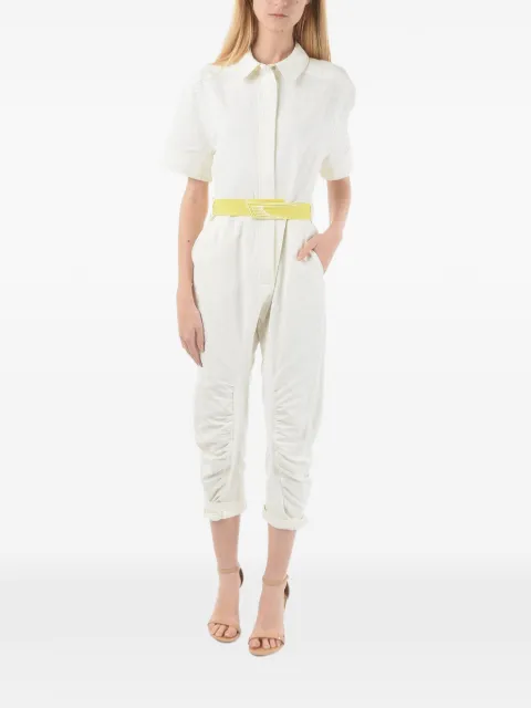 Stella McCartney belted short-sleeve jumpsuit