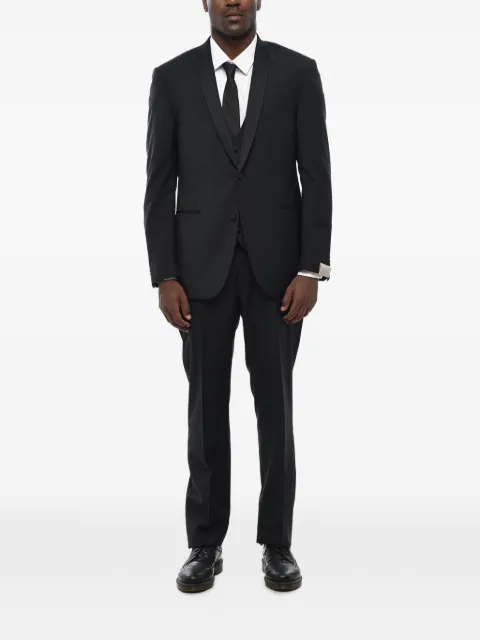 Corneliani traje de tres piezas con solapa de esmoquin