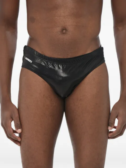 DSQUARED2 Badehose mit Logo-Print