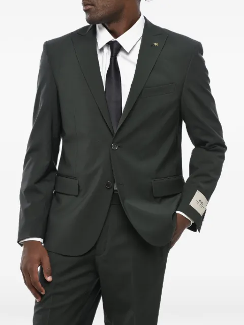 Corneliani single-breasted peak-lapel suit