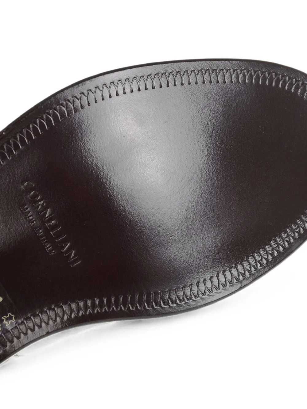 Corneliani penny-slot leather loafers Bruin