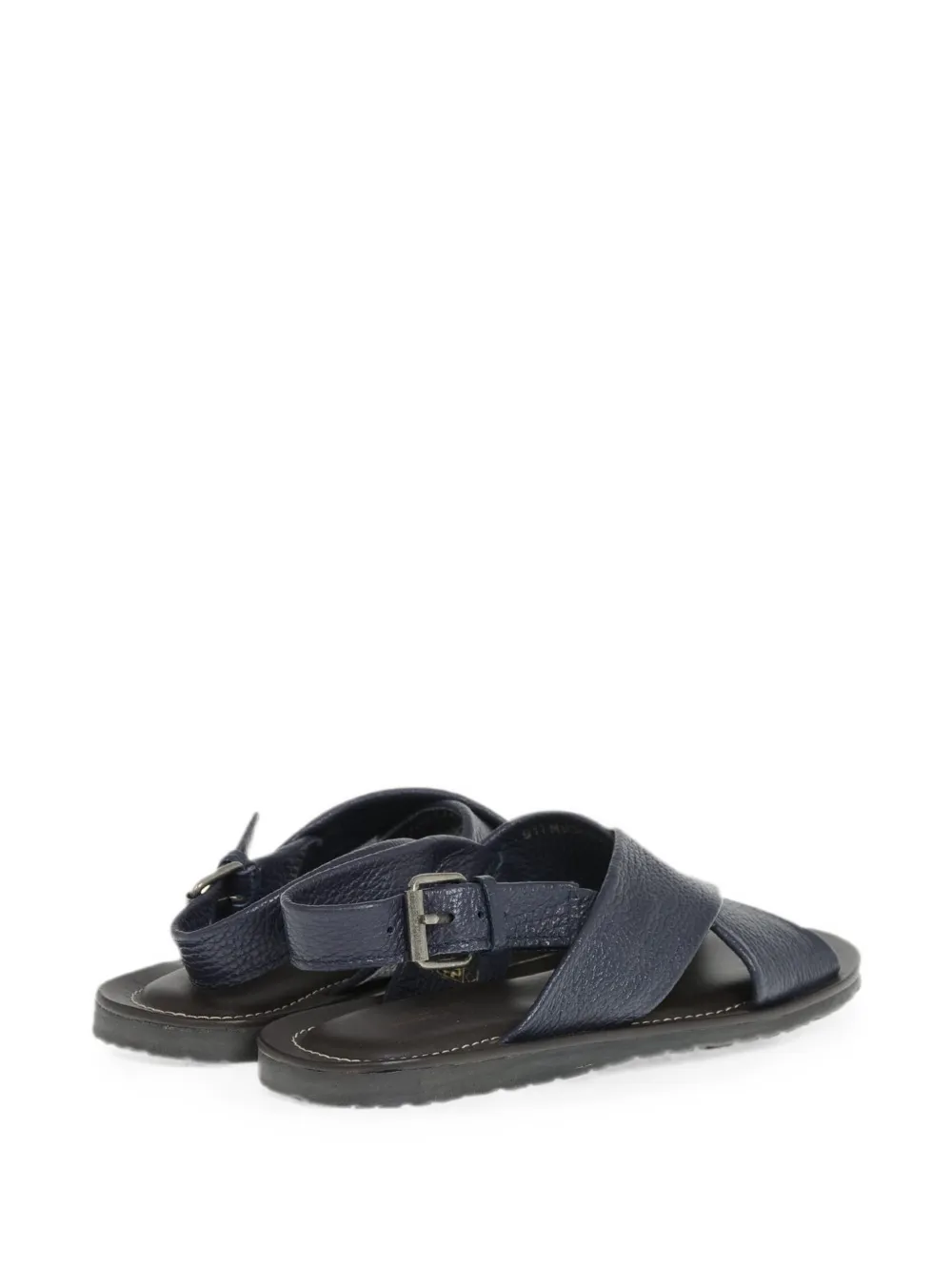 Corneliani crossover-strap slingback sandals Blauw