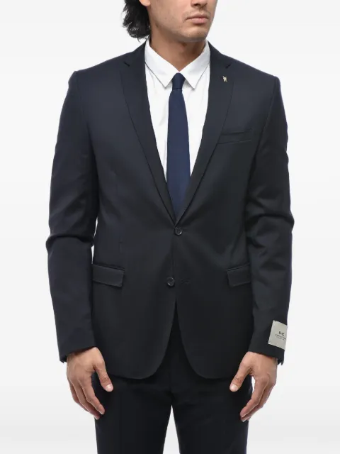 Corneliani pin-detail single-breasted suit