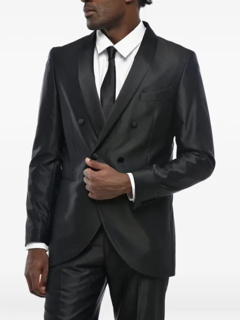 Corneliani double-breasted shawl-lapel suit