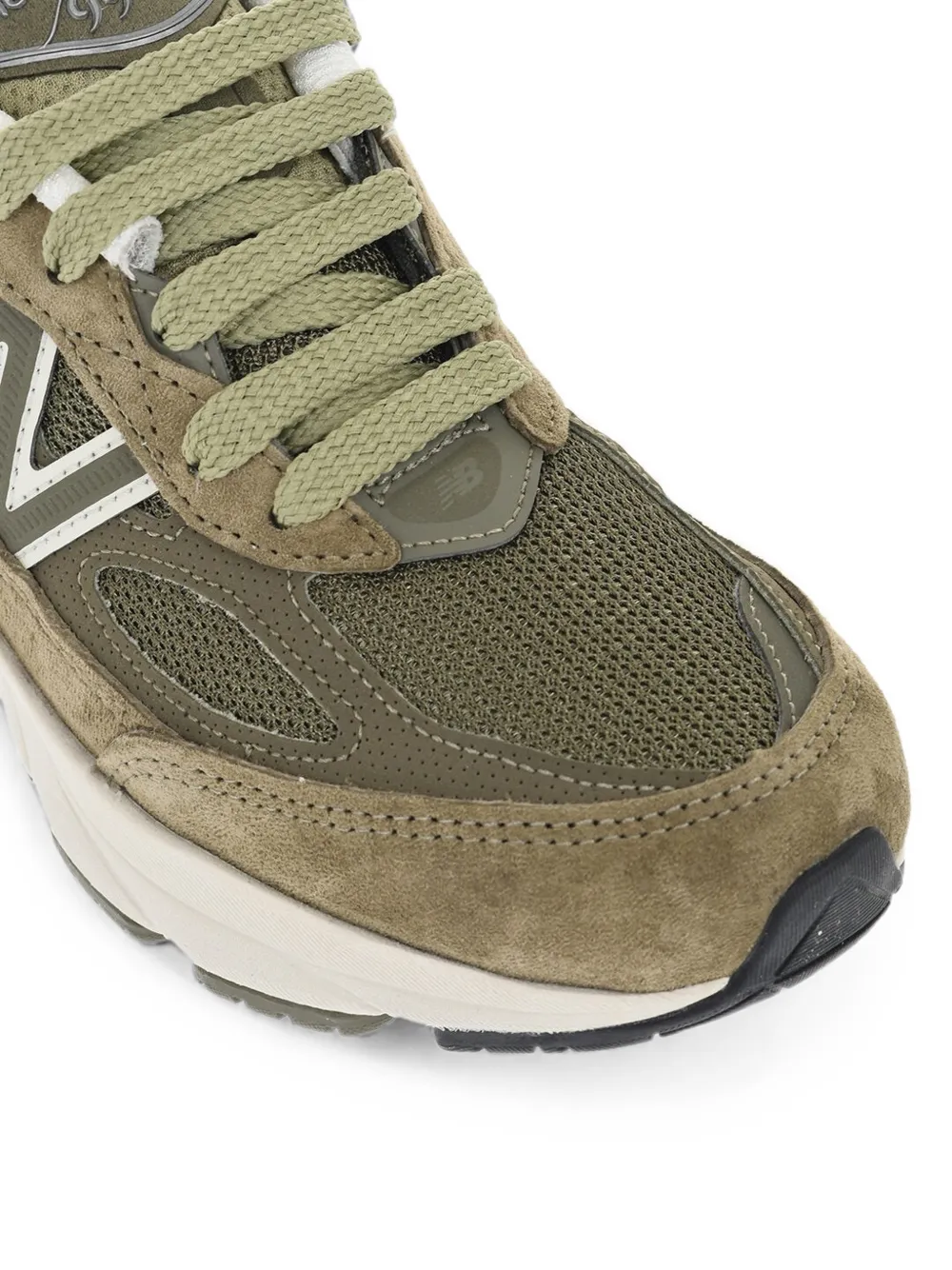 New Balance 990 suede sneakers Groen