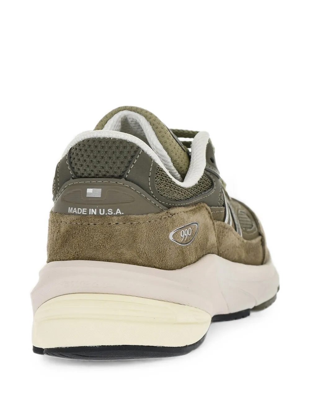New Balance 990 suede sneakers Groen