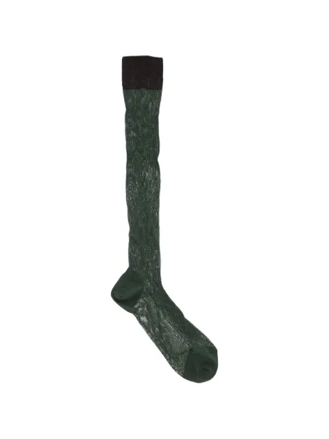 DSQUARED2 ribbed contrast-trim socks