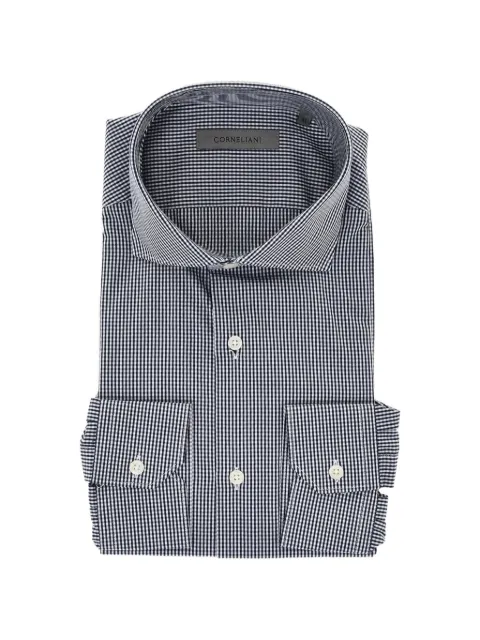 Corneliani checked cotton shirt