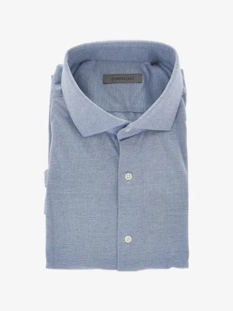 Corneliani camisade algodón con motivo