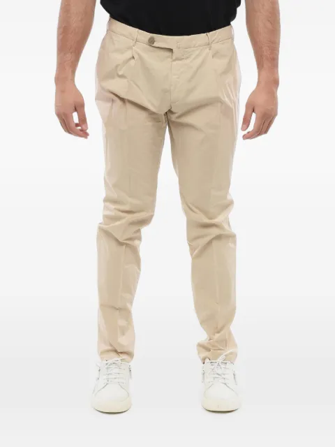 Corneliani pleated chino trousers