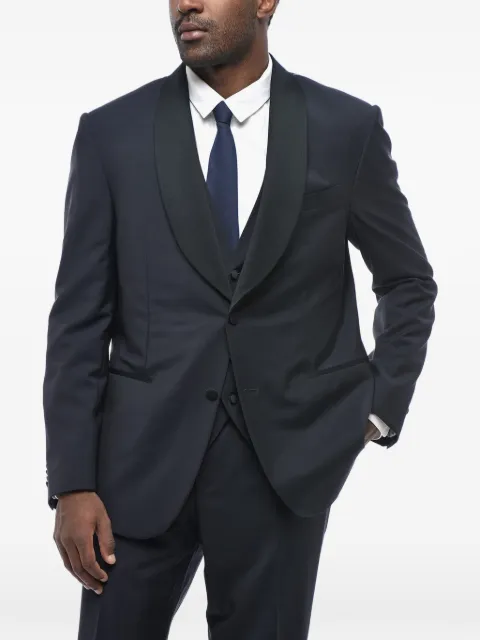 Corneliani satin-lapel suit (set of three)